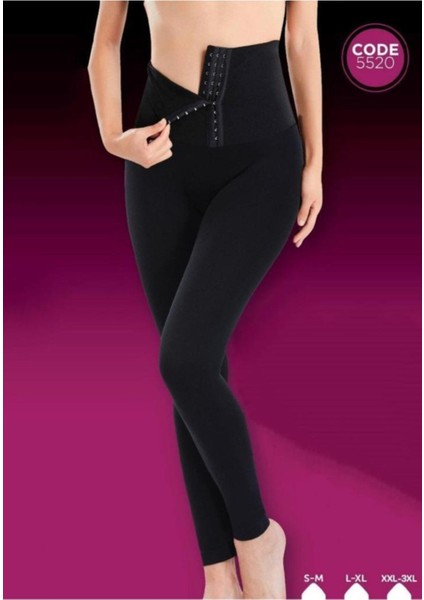 Kadın Agraflı Yüksek Bel Korse Tayt