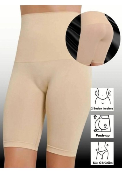 Kalça Kaldırıcı Popo Destekli Yüksek Bel Dikişsiz Seamless Ten Korse Tayt modelleri