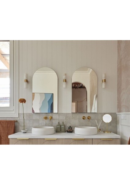 100X60 cm Kubbe Ayna, Dekoratif Ayna, Konsol ve Hol Aynası, Zarif Tasarım modelleri