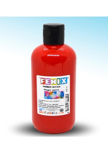 250 ml Parmak Boyası -Kırmızı