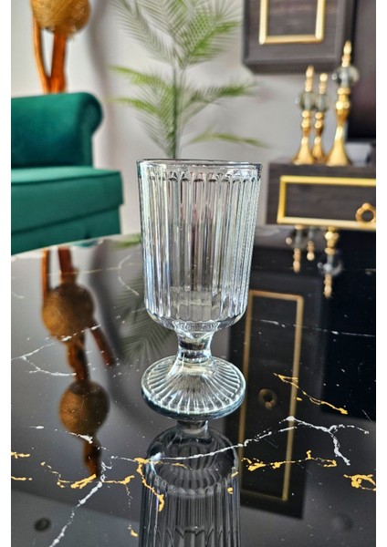 6'lı Çizgili Ayaklı Kahve ve Su Bardağı Takımı, Beyaz, Şık ve Pratik Tasarım fiyatları