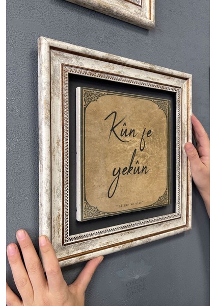 Renkli Taşlı Çerçeveli Duvar Dekoru 30X30 Cm, Şık ve Modern Tasarım modelleri