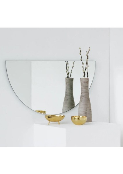 Şık Turuncu Dekoratif Ayna, Konsol ve Hol Için, Modern ve Zarif Tasarım modelleri