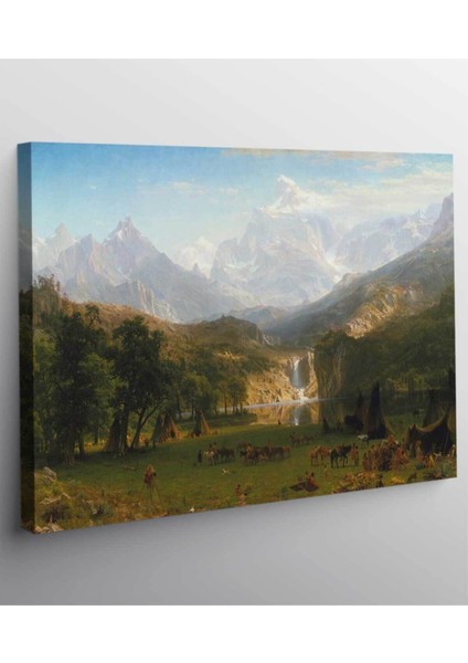 Renkli Dağlar Lander Zirvesi Kanvas Tablo, Doğa Manzarası, Dekoratif Sanat Eseri