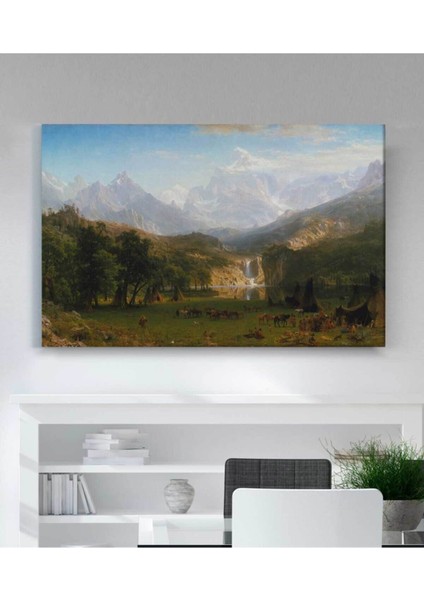 Renkli Dağlar Lander Zirvesi Kanvas Tablo, Doğa Manzarası, Dekoratif Sanat Eseri fiyatları