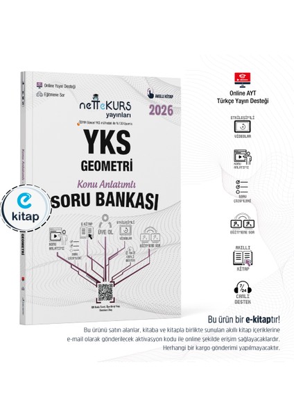 YKS Geometri Konu Anlatımlı Akıllı Soru Bankası E-Kitap