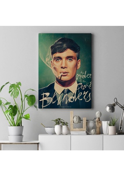 Renkli Peaky Blinders Ailesi Kanvas Tablo, Şık ve Canlı Duvar Dekoru