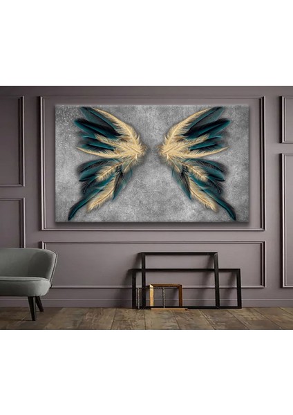 Çok Renkli Dekoratif Kanvas Tablo, Şık ve Modern Ev Dekoru AR058