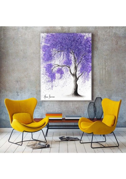 Renkli Sanat Eseri Kanvas Tablo, Dinamik ve Canlı Dekorasyon Parçası