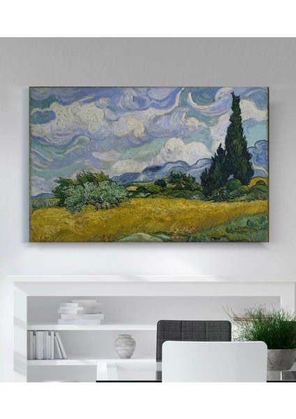 Renkli Çiçekli Manzara Tablosu, Doğa ve Sanatın Buluşması