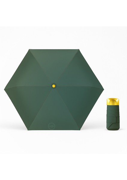 Öklid UPF 50+ SPF 99+ UV Korumalı Katlanabilir Güneş ve Yağmur Şemsiyesi – Hafif, Dayanıklı, Rüzgar ve Su Geçirmez