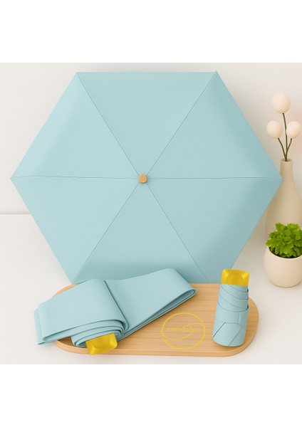 Öklid UPF 50+ SPF 99+ UV Korumalı Katlanabilir Güneş ve Yağmur Şemsiyesi – Hafif, Dayanıklı, Rüzgar ve Su Geçirmez fiyatları