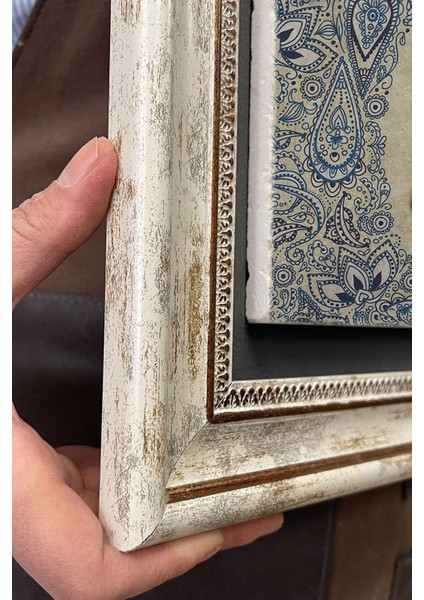 Renkli Taş Duvar Dekoru 30X30 cm Elif Vav Çizimi Şık Tablo indirimleri