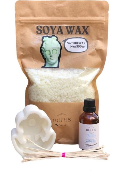 Beyaz Mum Yapım Seti - Kendin Yap Eğlenceli ve Yaratıcı Hobi Seti