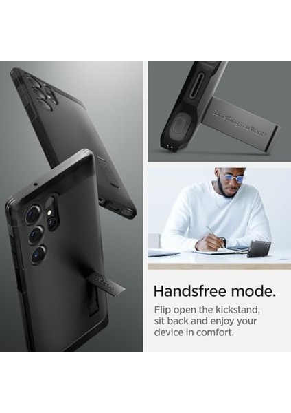 Galaxy S24 Ultra Kılıf Tough Armor Black - ACS07300 modelleri