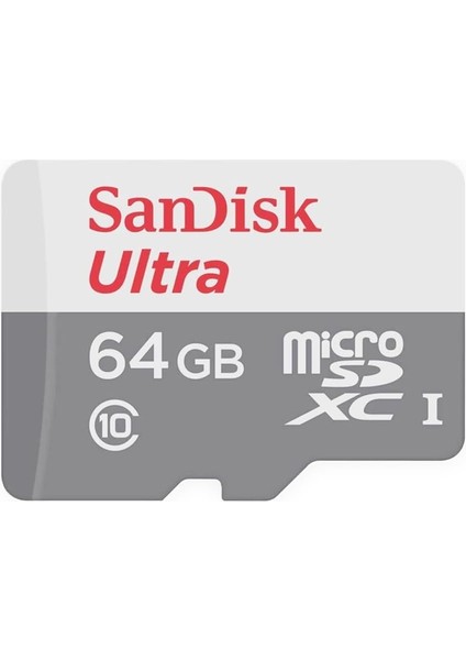 Ultra SDSQUNR-064G-GN3MN Class 10 Uhs-I 64 GB Micro Sd Kart