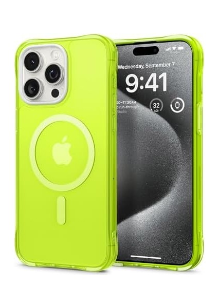 Ciel By Cyrıll iPhone 15 Pro Max Kılıf Ultra Sheer Mag Magsafe Özellikli Lime - ACS06630 fiyatları