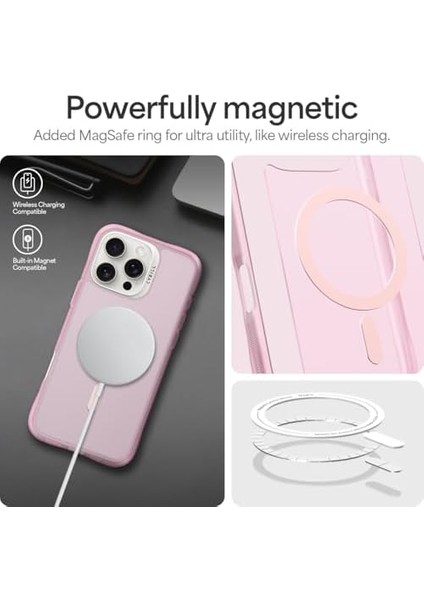 Ciel By Cyrıll iPhone 16 Pro Magsafe Kılıf Ultrasheer Mag Sararma Karşıtı Hava Kanalı Teknolojisi™ Askeri Sınıf Koruma Baby Pink Mat Kapak - ACS08255 fiyatları