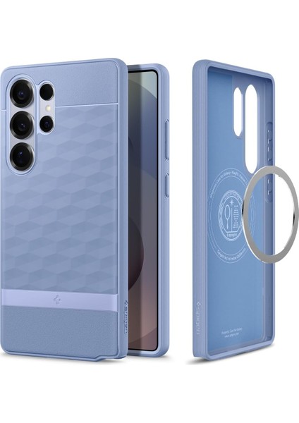 Caseology Galaxy S25 Ultra Magsafe Kılıf Parallax Mag Hava Kanalı Teknolojisi™ Askeri Sınıf Koruma Purple-Ish 3 Boyutlu Tasarım Kapak - ACS09052