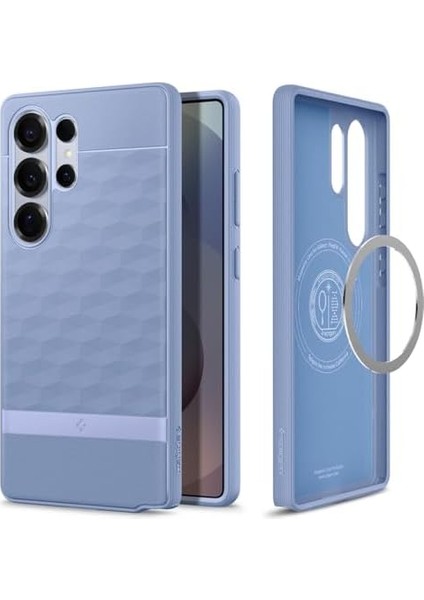 Caseology Galaxy S25 Ultra Magsafe Kılıf Parallax Mag Hava Kanalı Teknolojisi™ Askeri Sınıf Koruma Purple-Ish 3 Boyutlu Tasarım Kapak - ACS09052 fiyatları