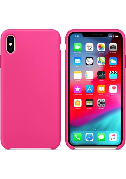 Apple iPhone Xs Max Için Kılıf Liquid Lansman Silikon Pitaya [iphone Xs Max ile Uyumlu Kılıf - ]