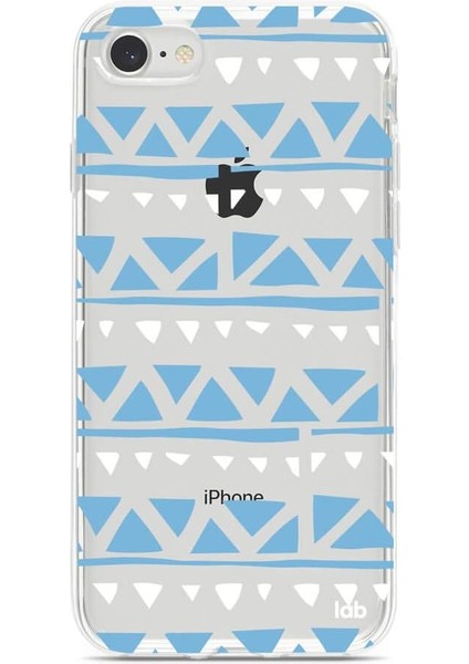 Apple IPhone 7/8 "tribal Ws" Tasarımlı Şeffaf Kılıf