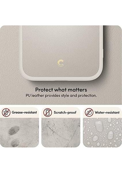 Ciel By Cyrıll iPhone 14 Pro Kılıf Kajuk Mag Magsafe Özellikli Cream - ACS05027 fiyatları