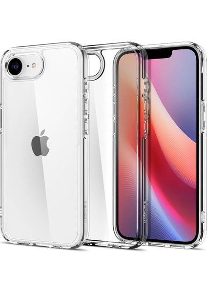 iPhone 16E Ince Kılıf Ultra Hybrid Sararma Karşıtı Duraclear™ Hava Kanalı Teknolojisi™ Askeri Sınıf Koruma Crystal Clear Şeffaf Kapak - ACS09160
