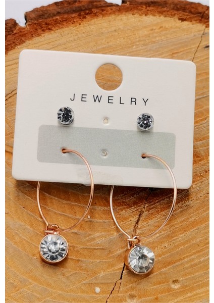 Renkli Figürlü Lüks Küpe