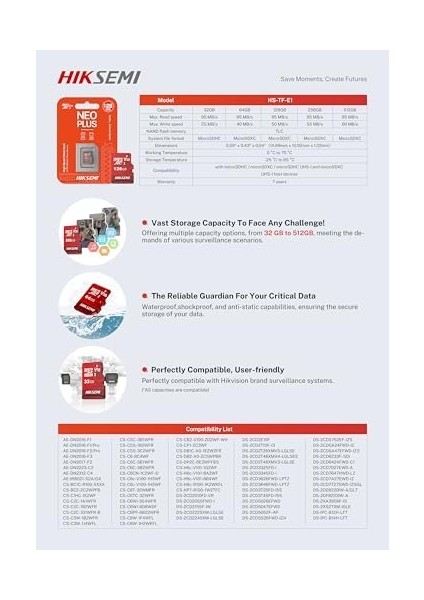 Hs-Tf-E1 128 GB Micro Sd modelleri