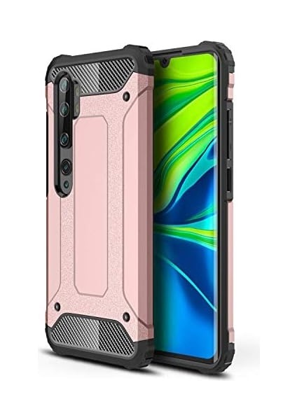 Xiaomi Mi Note 10 Pro Için Kılıf Rugged Armor Rose Gold [mi Note 10 Pro ile Uyumlu Kılıf - Rose Gold] fiyatları