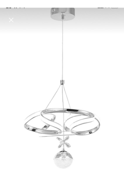 Modern Sarkıt LED Avize, Salon ve Mutfak Için Şık 3 Renk Seçeneğiyle.