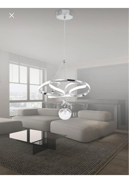 Modern Sarkıt LED Avize, Salon ve Mutfak Için Şık 3 Renk Seçeneğiyle. fiyatları