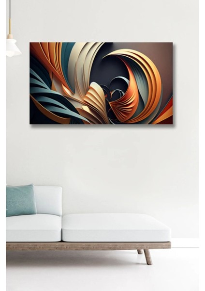 Çok Renkli Dekoratif Kanvas Tablo AR03047, Şık ve Canlı Duvar Dekoru