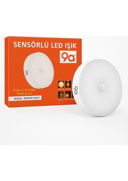 Hareket Sensörlü LED Lamba Işık Ev Aydınlatma Sarı modelleri