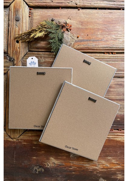 20X20 cm 3'lü Taş Duvar Dekor Seti, Ayetel Kürsi Temalı Çerçeveli Tablo fırsatları