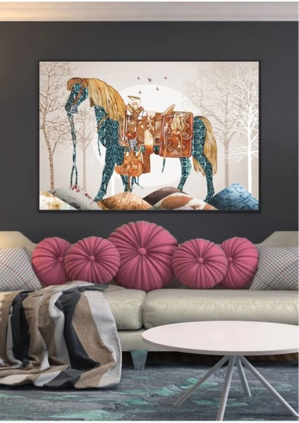 Çok Renkli Kanvas Tablo, Modern ve Şık Dekorasyon Parçası