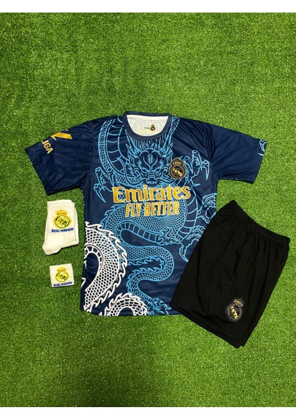 Real Madrid Luka Modric Dragon Desenli Çocuk Forması 4'lü Set (Armalı) fiyatları
