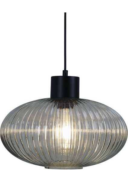 Modern Nordic Oval Şeffaf Cam Siyah Metal Aksesuarlı Sarkıt Aydınlatma Avize fırsatları