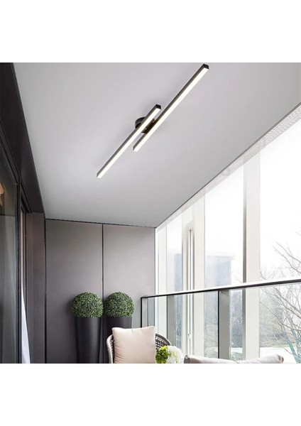 Şık Siyah Beyaz Modern Tavan Koridor LED Aydınlatma Çubuğu fırsatları