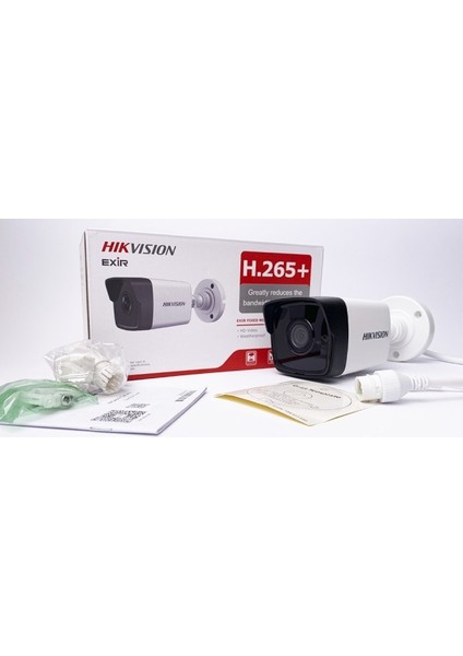 Hıkvısıon DS-2CD1023G0-IUF 2mp Bullet Ip Kamera 4.0mm Dahili Mikrofonlu