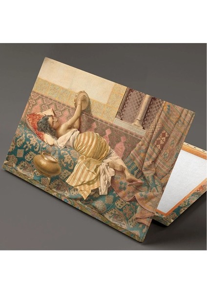 Renkli Oryantelizm Kadın Sanat Kanvas Tablo, Modern Dekor, Duvar Sanatı fiyatları