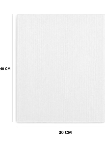 30X40 cm 5 Adet Dikdörtgen Boş Tuval Tablo