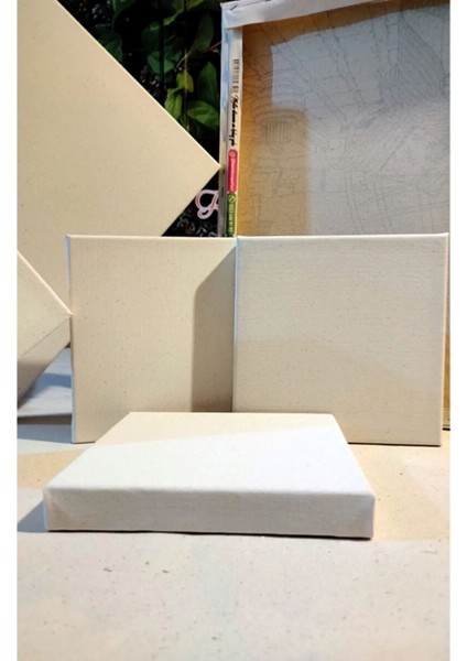 30X40 cm 4 Adet Arkadan Zımbalı Yüksek Kaliteli Astarlı Hazır Tuval Boş Tuval Tablo modelleri