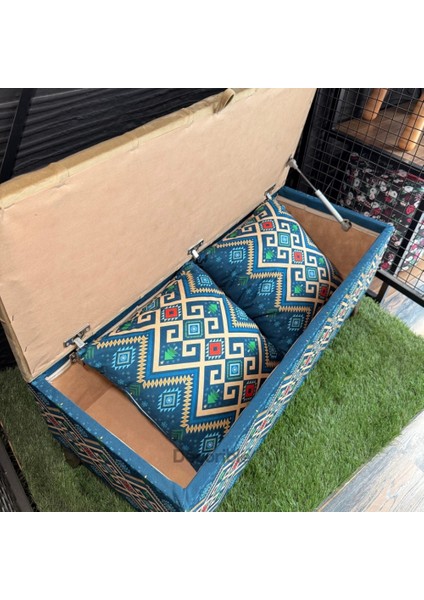 Ottoman Sandıklı Puf +2 Kırlent Hediye modelleri