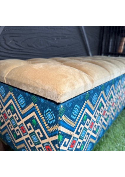 Ottoman Sandıklı Puf +2 Kırlent Hediye indirimleri