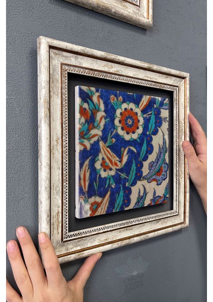 Renkli Seramik Çini Taşlı 30X30 cm Duvar Dekoru modelleri