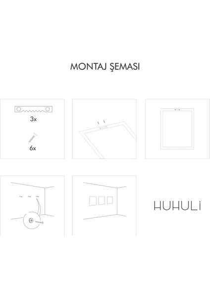 Kahverengi Ahşap Çerçeveli 2'li Tablo Seti, Şık ve Doğal Dekorasyon Için Ideal fırsatları