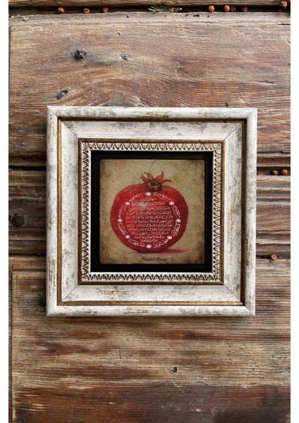 Renkli Taşlı Duvar Dekoru Tablo 20X20CM 2'li Set fiyatları