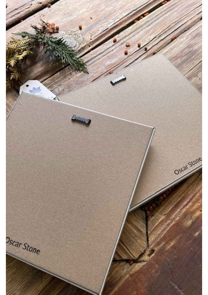 Renkli Taşlı Duvar Dekoru Tablo 20X20CM 2'li Set fırsatları